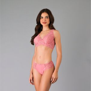 Sosten Bralette Encaje Flor Flores Mujer 13500-273